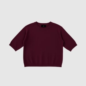 WithBlack Pullover Kai Dark Wine