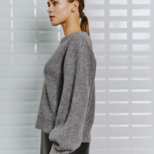 WithBlack Pullover Melodi Grey Melange