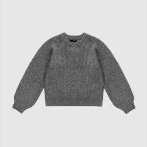 WithBlack Pullover Melodi Grey Melange