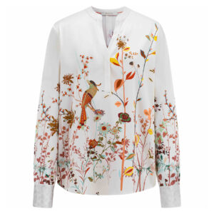 Herzens Seidenbluse 263060 Roobios Tea Aqua Multi