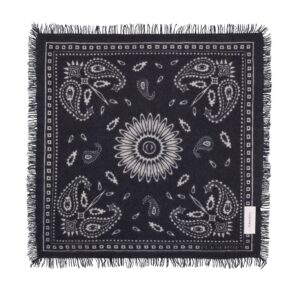 PURSCHOEN Bandana Paisley Bloom small Black-Natural