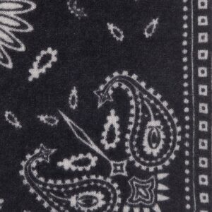 PURSCHOEN Bandana Paisley Bloom small Black-Natural