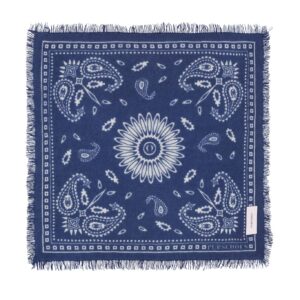 PURSCHOEN Bandana Paisley Bloom small Blue-White