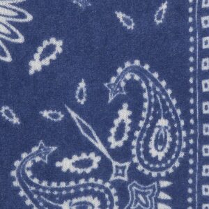 PURSCHOEN Bandana Paisley Bloom small Blue-White