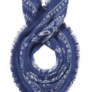 PURSCHOEN Bandana Paisley Bloom small Blue-White