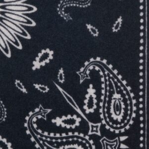 PURSCHOEN Bandana Paisley Bloom big Black-Natural