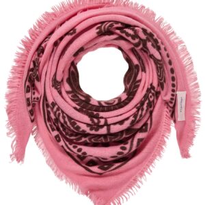 PURSCHOEN Bandana Paisley Bloom big Pink-Chocolate