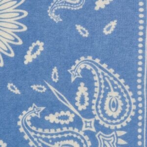 PURSCHOEN Bandana Paisley Bloom big Vintage Blue-Natural