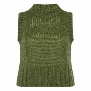 Bloom Pullunder Chunky high neck Pullunder Oliv