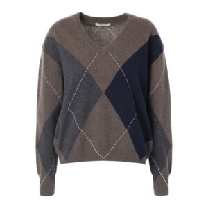 Jcsophie Pullover Rajah Coffee Argyle R6406 01
