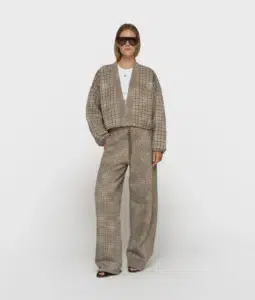 10DAYS Cardigan Check Cardigan reversible Champagne, weitere Ansicht