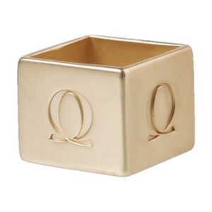 PURSCHOEN Logo-Ring Square „Gold“