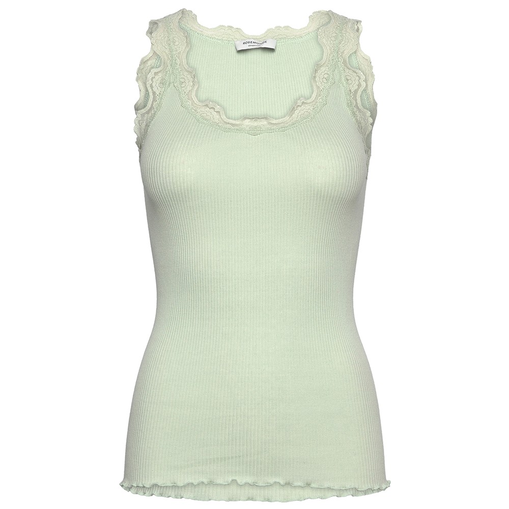 Rosemunde Seiden Spitzentop Babette Green Lily