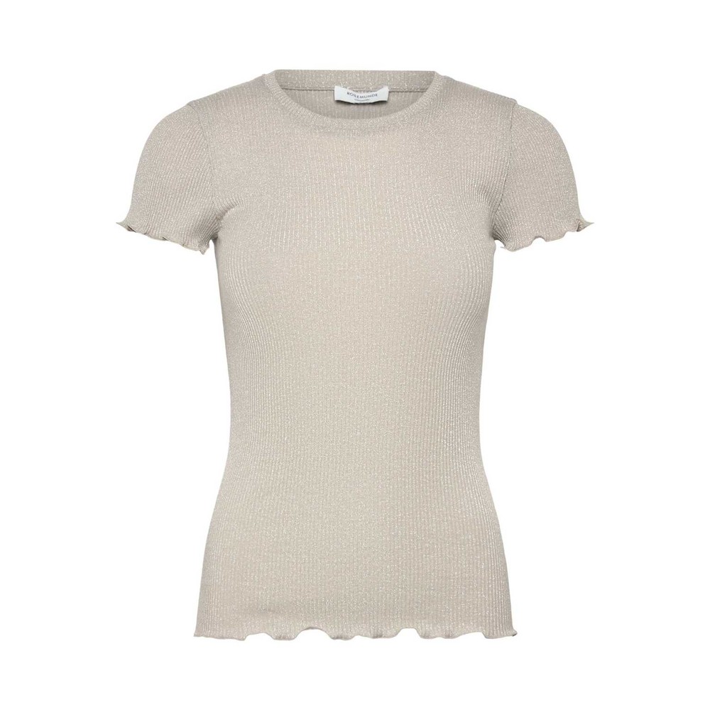Rosemunde Lurex T-Shirt Boston in Rainy Day