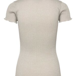 Rosemunde Lurex T-Shirt Boston in Rainy Day