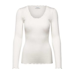 Rosemunde Seiden Langarmshirt Babette in Ivory