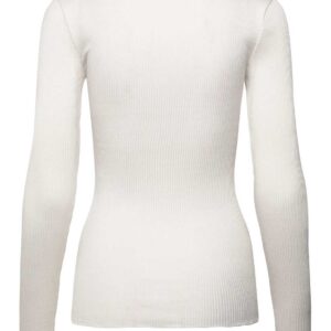 Rosemunde Seiden Langarmshirt Babette in Ivory
