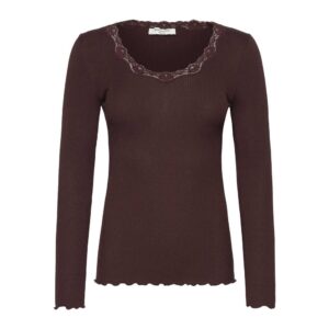 Rosemunde Seiden Langarmshirt Babette in Mole