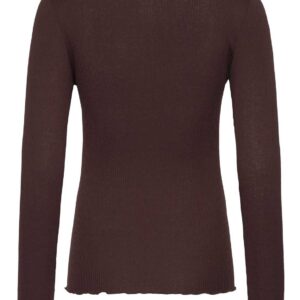 Rosemunde Seiden Langarmshirt Babette in Mole