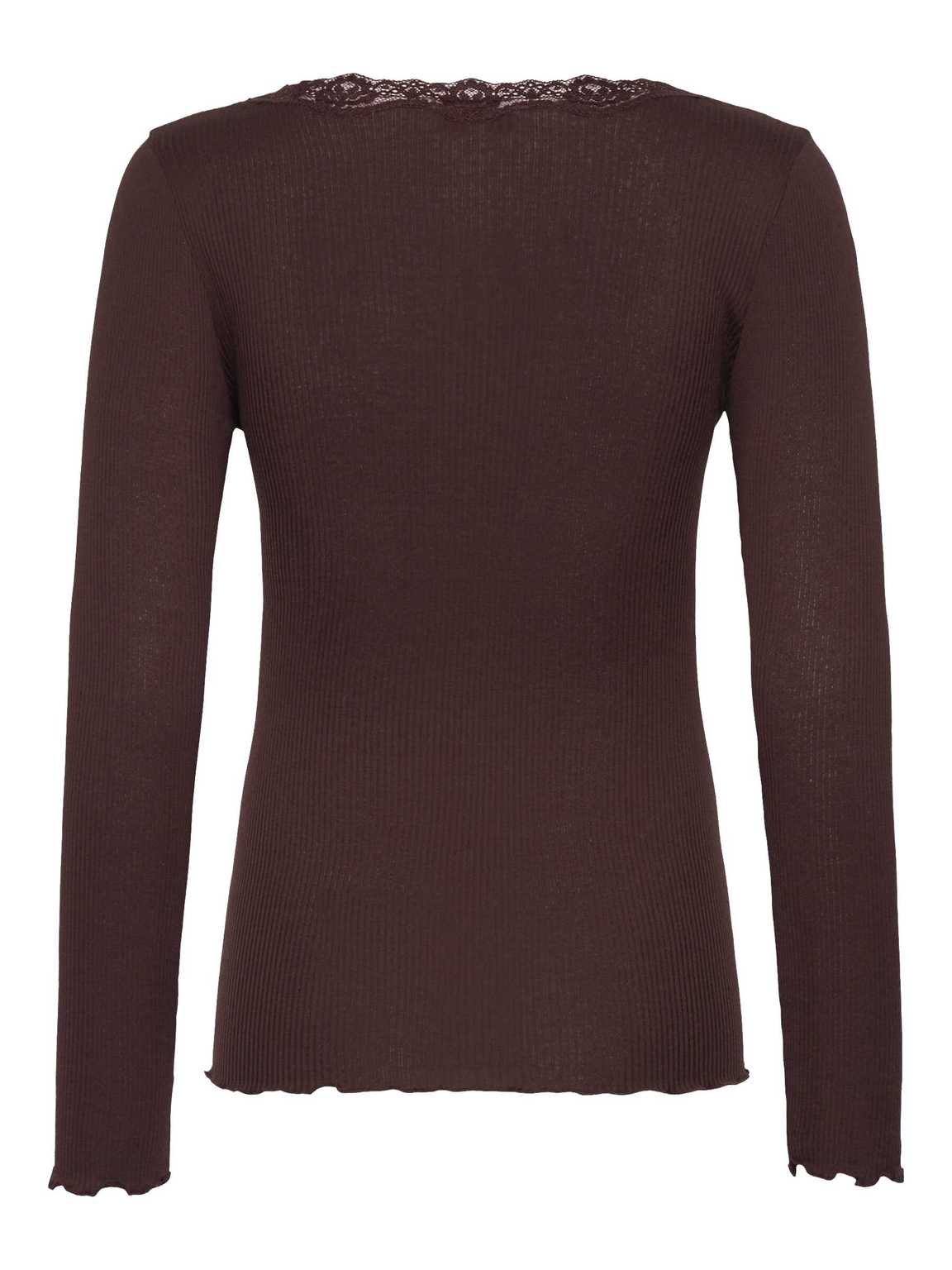Rosemunde Seiden Langarmshirt Babette in Mole