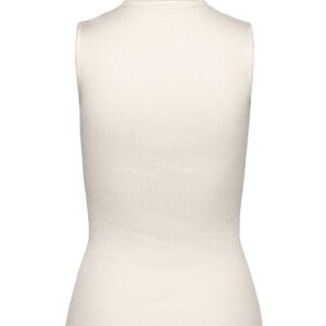 Rosemunde Seiden Rollkragentop Beatha in Ivory