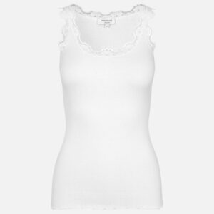 Rosemunde Seiden Spitzentop Babette New White