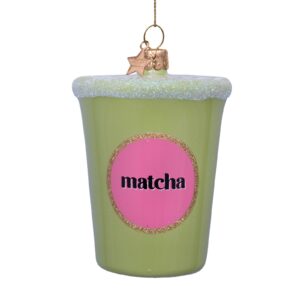 Vondels Weihnachtsbaumschmuck Matcha Latte Ansicht 1
