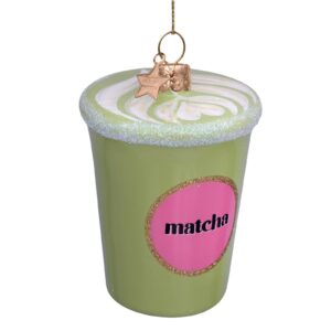 Vondels Weihnachtsbaumschmuck Matcha Latte Ansicht 4