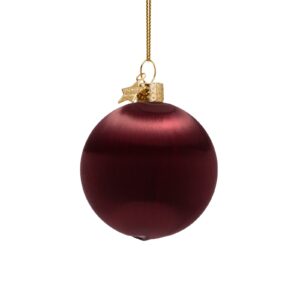 Vondels Weihnachtskugeln 4er-Set Bordeaux/Pink 7,7 cm Ansicht 2