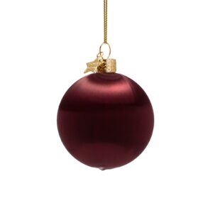 Vondels Weihnachtskugeln 4er-Set Bordeaux/Pink 7,7 cm Ansicht 3
