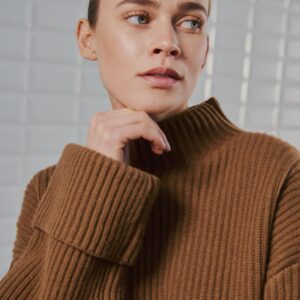 WITHBLACK Pullover „WBLCAROLINE LS Sweater“ Camel 03