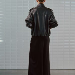 WITHBLACK Jacke „WBLISABEL Vegan Jacket“ Dark Brown 03