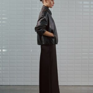 WITHBLACK Jacke „WBLISABEL Vegan Jacket“ Dark Brown 04