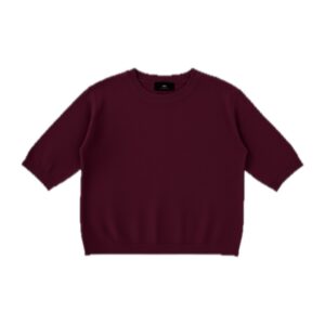 WITHBLACK Pullover „WBLKAI SS Pullover“ Dark Wine