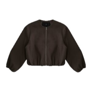 WITHBLACK Jacke „WBLKENNEDY Bomber Jacket“ Dark Brown
