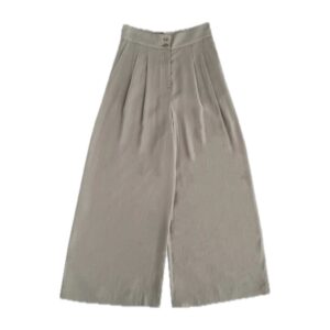 WITHBLACK Hose „WBLMARLEEN Tailored Wide Pant“ Grey Sand