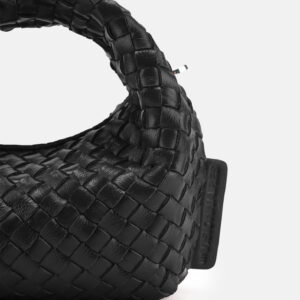 Les Visionnaires Tasche „Greta Micro Weave Glossy“ black