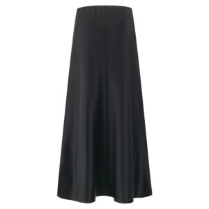 Genial Conceptstore Herzens Satinrock Midirock Ruby Schwarz 01