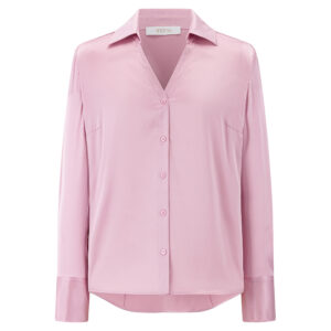 Genial Conceptstore Herzens Seidenbluse Ella Blush Rosa 00