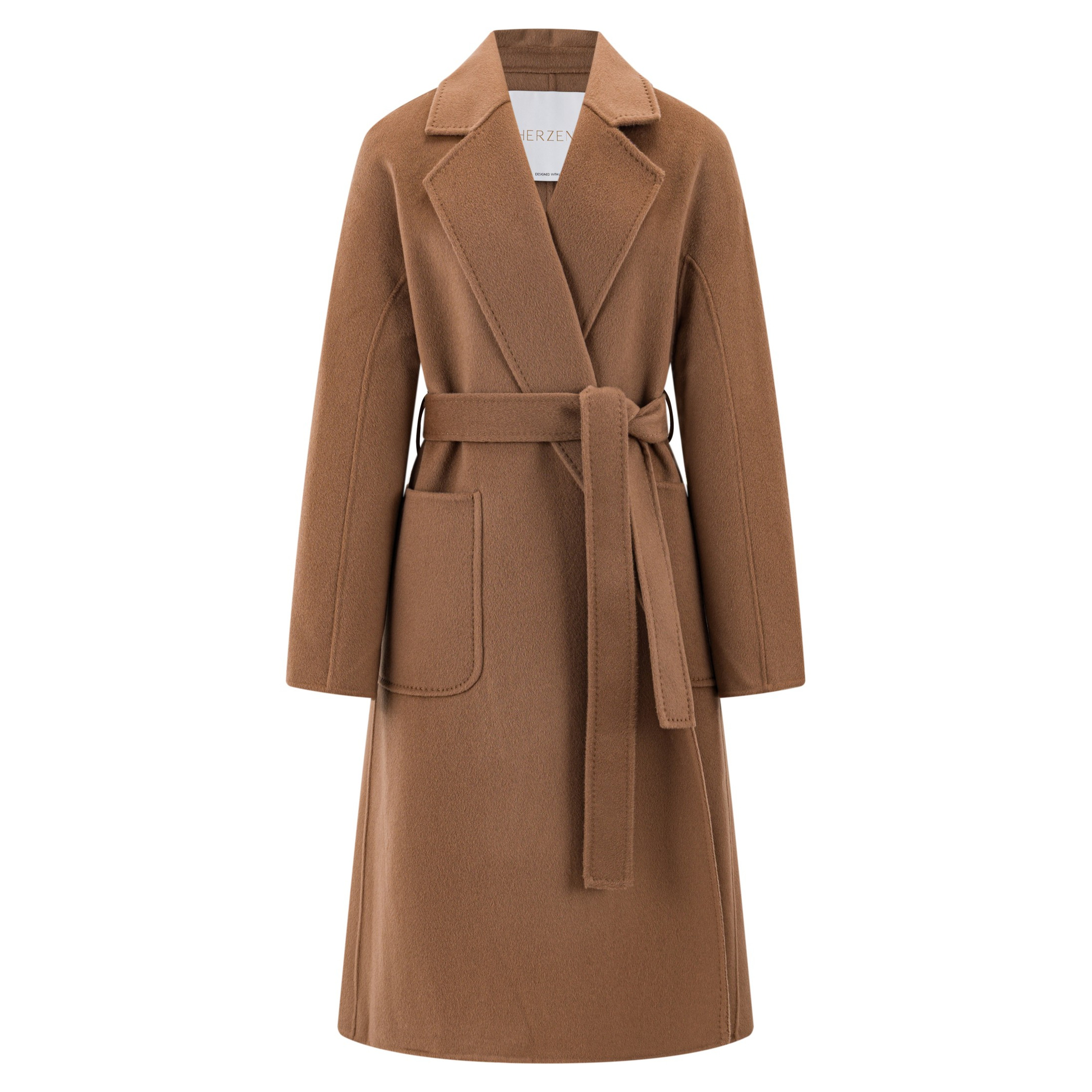 Genial Conceptstore Herzens Wollmantel Stella Mink Braun 00