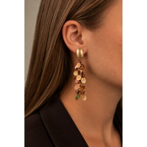 Lott Gioielli Ohrringe Sequin Single Fall L Copper Ansicht 2