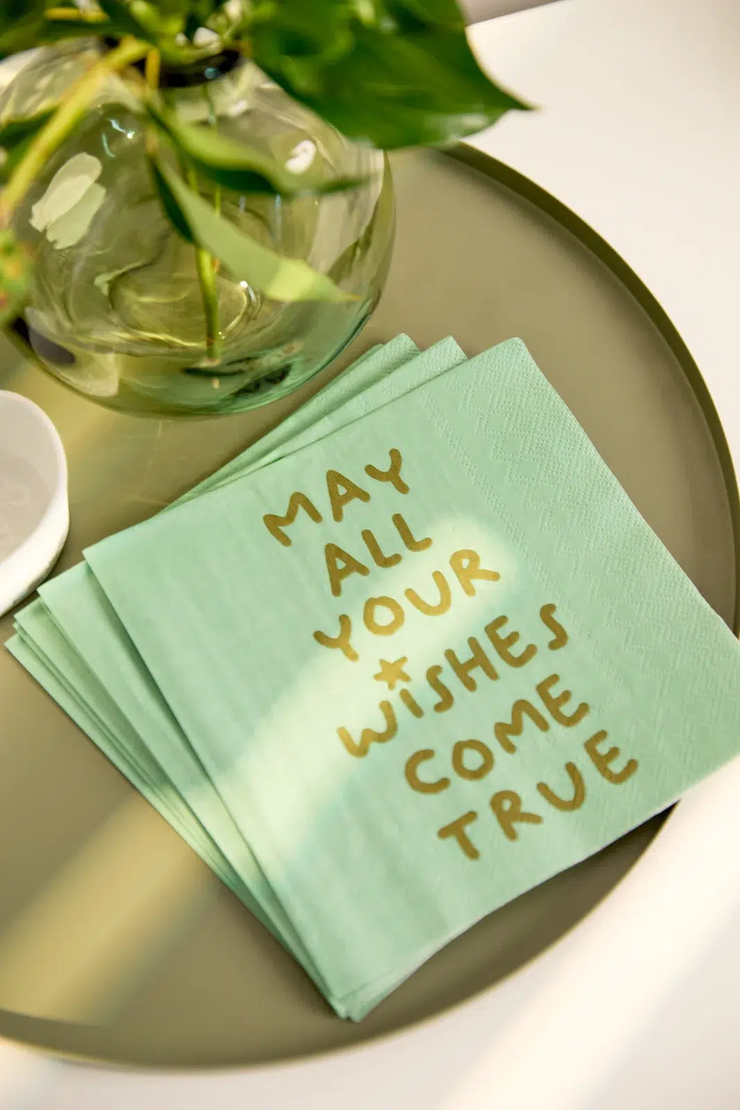 Räder Serviette 33x33cm May all your wishes come true