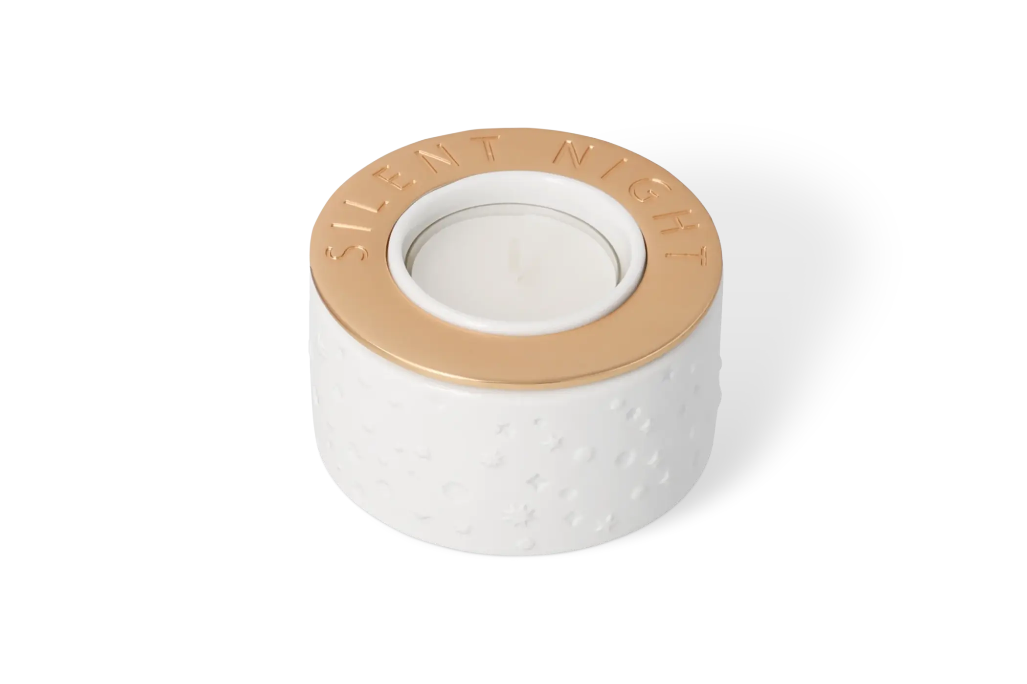 Räder Teelichthalter Silent Night D.7,4cm H.4,3cm