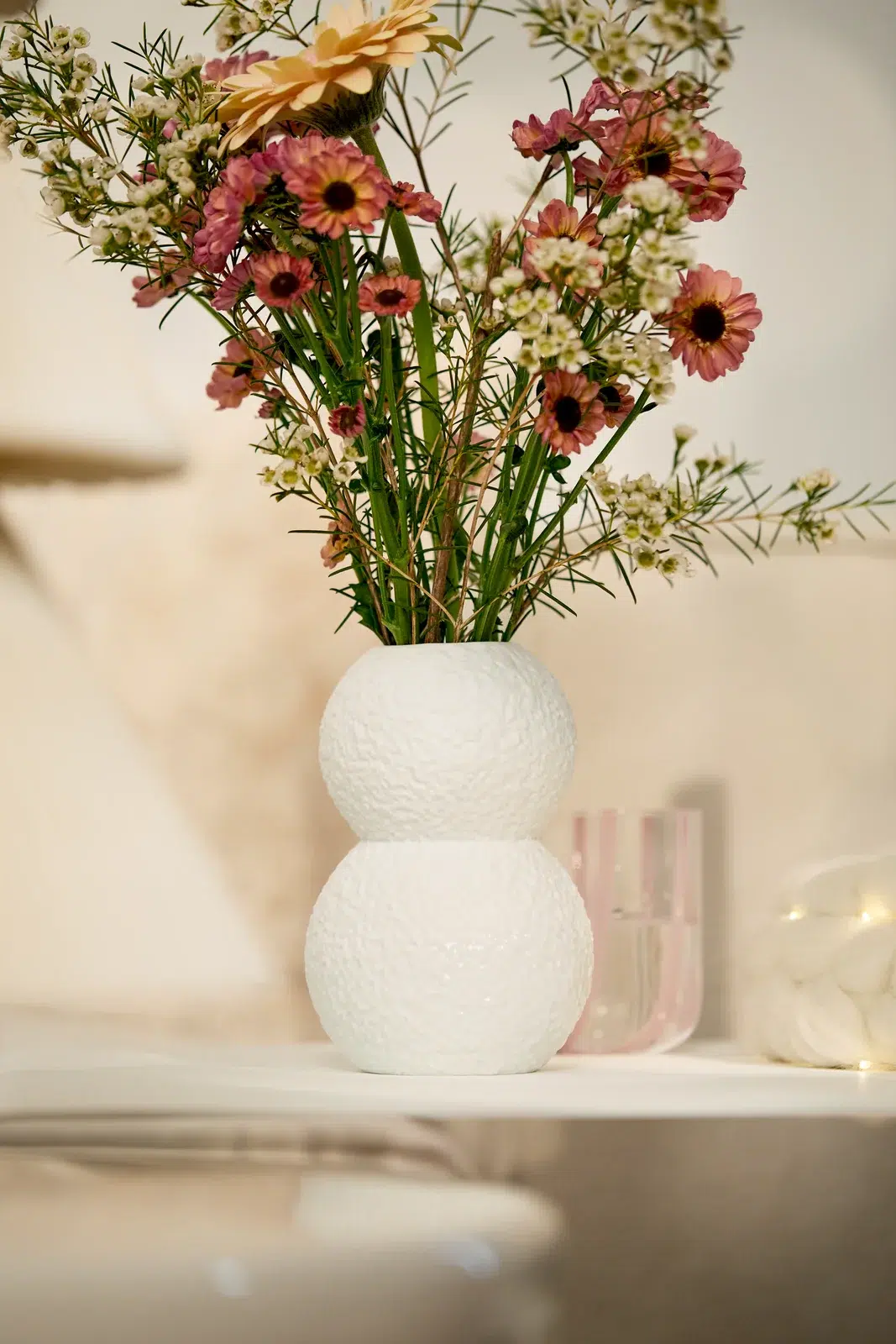 Räder Vase Schneebälle 10x8,8x14,8cm