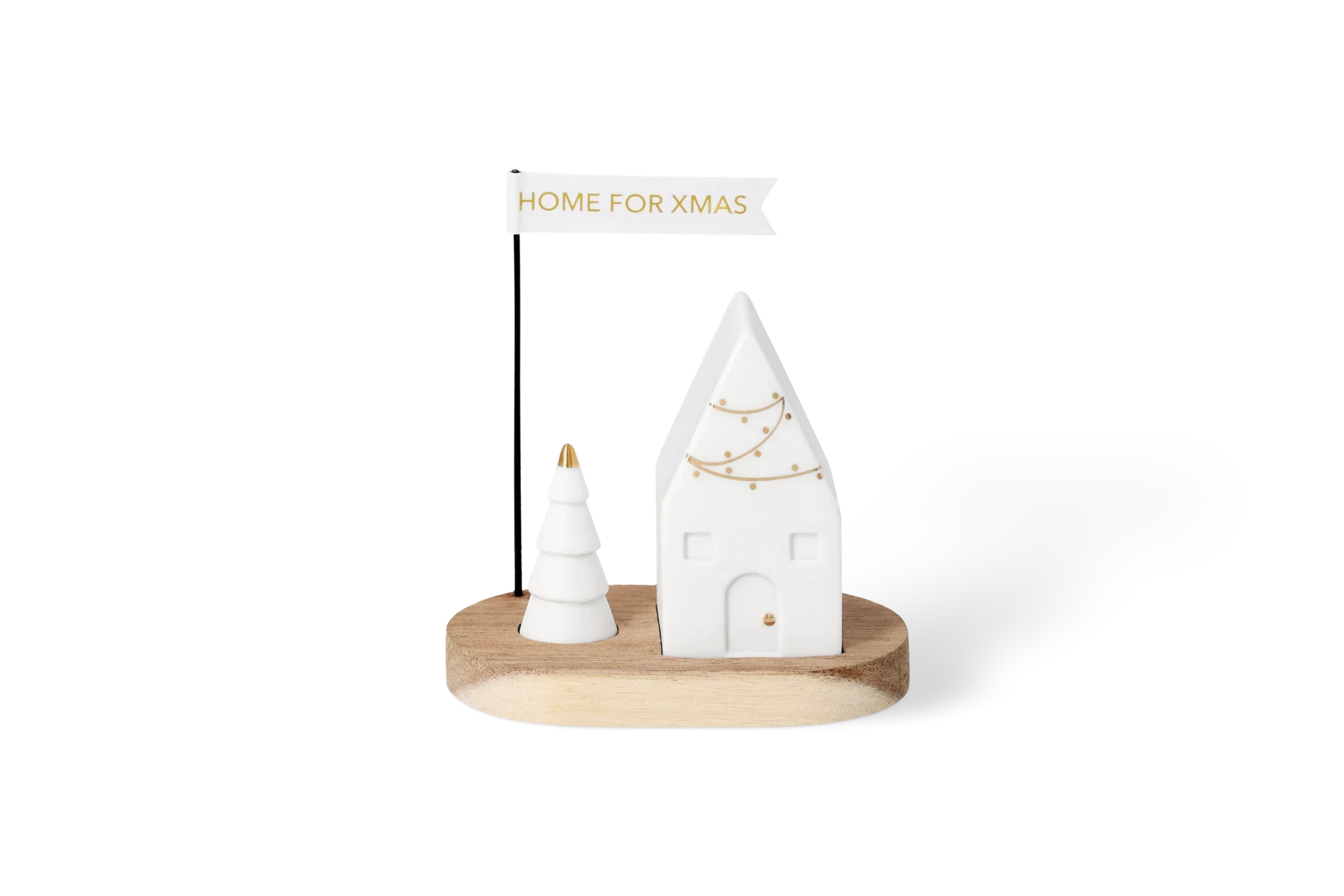 Räder Weihnachtsgruß Home for Xmas 7x4,5x7,6cm