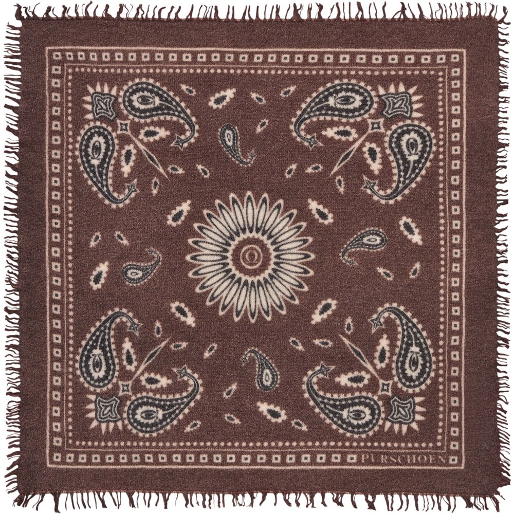 PURSCHOEN Bandana Paisley Bloom small Testa Moro-Natural